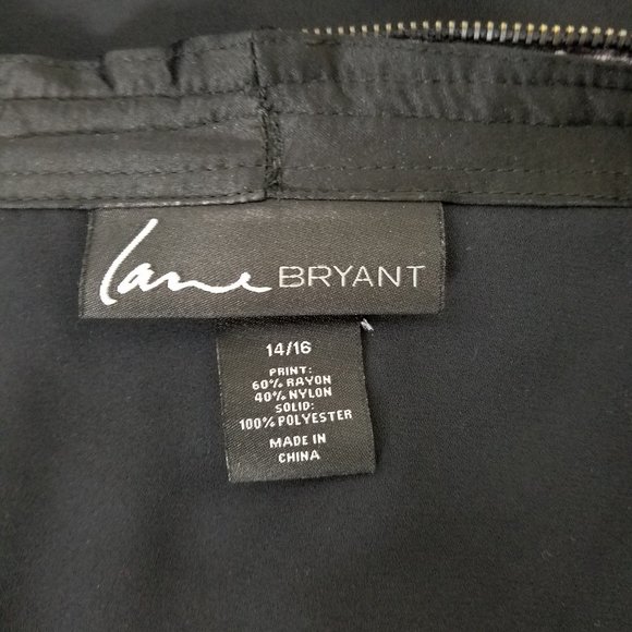 Lane Bryant Women's Top V-neck Leopard Print 14/16 - Picture 8 of 8